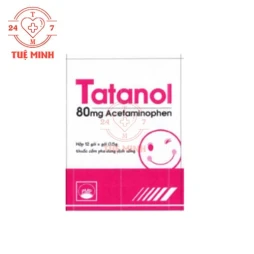 Tatanol 80 Pymepharco - Thuốc giảm đau, hạ sốt