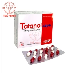 Tatanol Caps 500mg Pymepharco (viên nang) - Thuốc giảm đau, hạ sốt