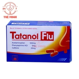 Tatanol Flu Pymepharco - Thuốc giảm đau, hạ sốt