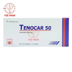 Tenocar 50 - Thuốc điều trị tăng huyết áp hiệu quả