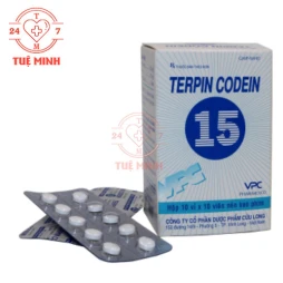 Terpin Codein 15 VPC (viên nén) - Thuốc long đờm, giảm ho hiệu quả