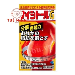 Thuốc giảm mỡ bụng kobayashi naishitoru g nhật bản 168 viên