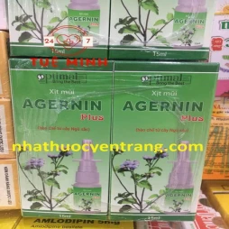 Thuốc xịt mũi agernin plus