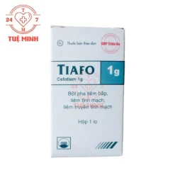 Tiafo 1g Pymepharco - Thuốc điều trị nhiễm khuẩn