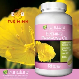 Tinh dầu hoa anh thảo trunature evening primrose oil 1000mg 200 viên