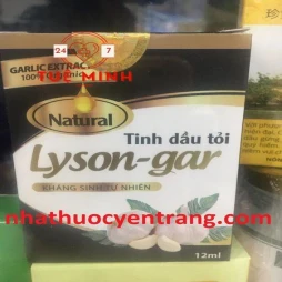 Tinh dầu tỏi lyson - gar 12ml