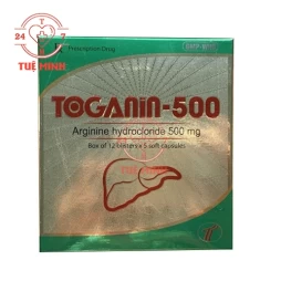 Toganin 500mg - Hỗ trợ tăng cường chức năng gan hiệu quả