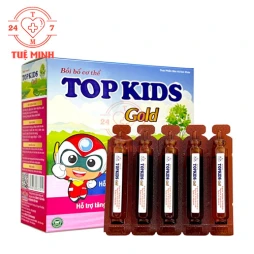 Topkid Gold - Siro hỗ trợ ăn ngon, tiêu hoá tốt, tăng cường sức đề kháng cho bé