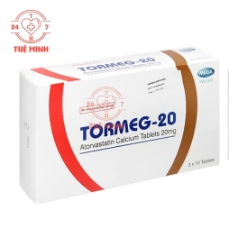 Tormeg 20 - Thuốc điều trị rối loạn lipid máu hiệu quả