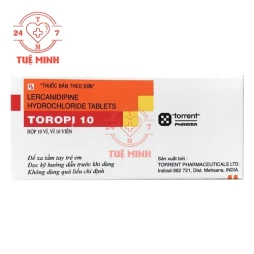 Toropi 10 - Thuốc điều trị tăng huyết áp hiệu quả của Ấn Độ