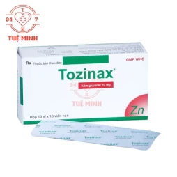 Tozinax 70mg Bidiphar - Thuốc điều trị thiếu kẽm