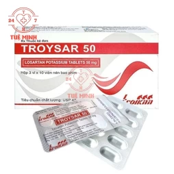 Troysar 50 - Thuốc điều trị tăng huyết áp hiệu quả của Ấn Độ