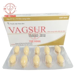 Vagsur Medisun - Hỗ trợ điều trị nhiễm khuẩn hỗn hợp tại âm đạo