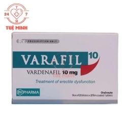 Varafil 10 BV Pharma - Thuốc điều trị rối loạn cương dương