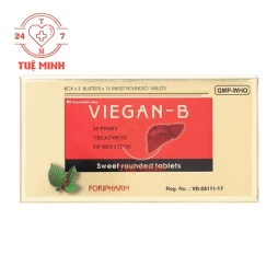 Viegan-B - Hỗ trợ hạ men gan, tăng cường chức năng gan hiệu quả