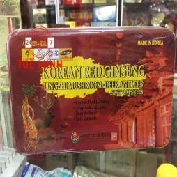 Viên hồng sâm linh chi nhung hươu korea red ginseng