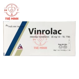 Vinrolac - Thuốc tiêm hạ sốt giảm đau hiệu quả 