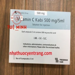 Vitamin c kabi 500mg/5ml