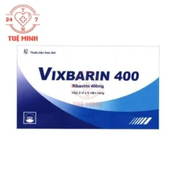 Vixbarin 400mg Pymepharco - Thuốc điều trị bệnh viêm gan C hiệu quả
