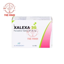 Xalexa 30 Aurobindo -Thuốc điều trị trầm cảm và rối loạn lo âu hiệu quả