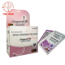 Zegecid 20 (gói) - Thuốc điều trị viêm loét dạ dày-tá tràng hiệu quả