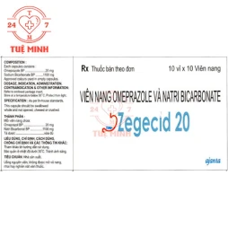 Zegecid 20 (viên) - Thuốc điều trị viêm loét tá tràng, loét dạ dày