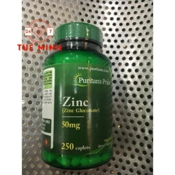 Zinc gluconate puritans pride 50mg 250 viên