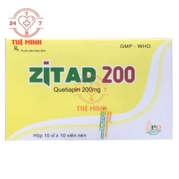 Zitad 200 Phương Đông Pharma - Thuốc điều trị tâm thần phân liệt