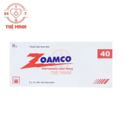 Zoamco 40mg Pymepharco - Thuốc giảm cholesterol toàn phần