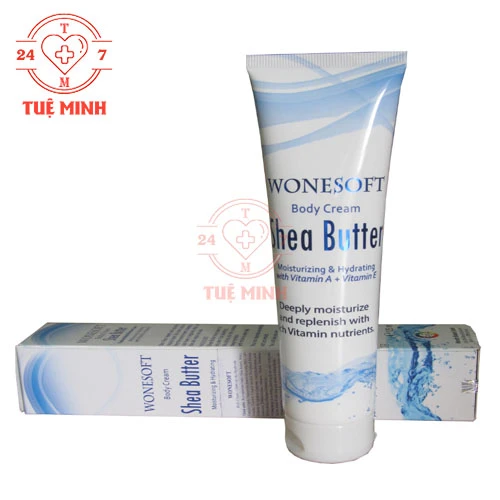 Wonesoft Body Cream Shea Butter 125ml - Sản phẩm dưỡng ẩm Thuỵ Sĩ